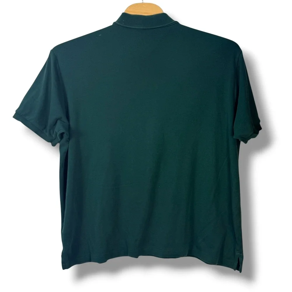 Polo Ralph Lauren Polo Shirt Men 2XB Green‎ Embroidered Flesh Pony Preppy Golf